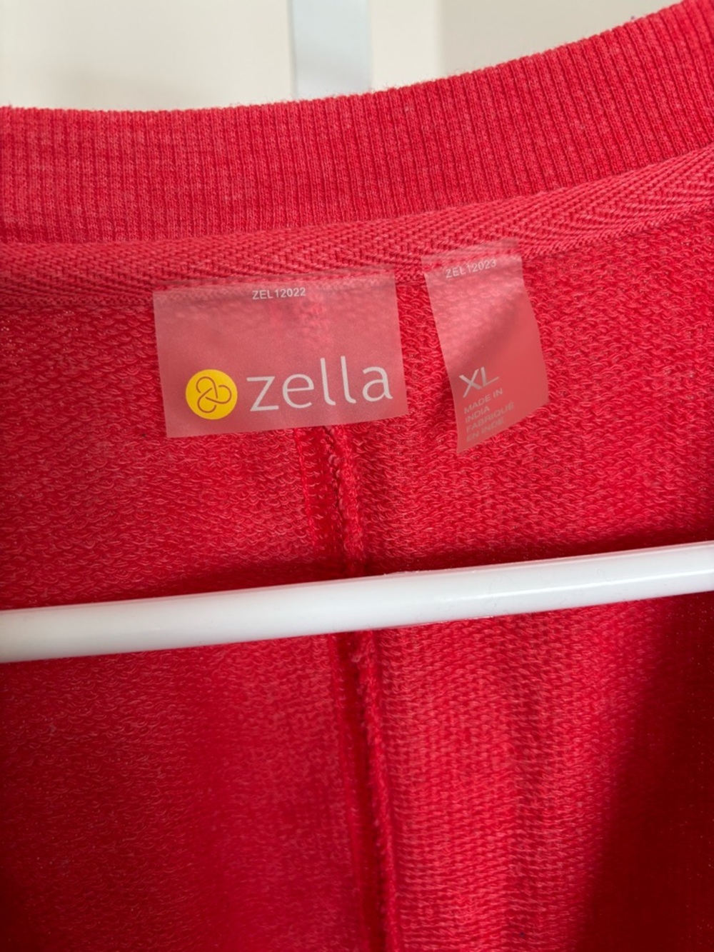 Zella Red Crewneck Sweatshirt - Picture 3 of 3